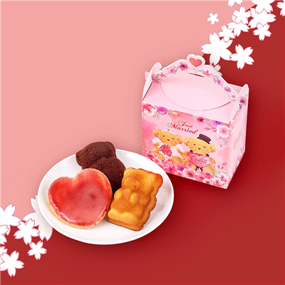 甜蜜熊餅乾盒(婚禮小物)