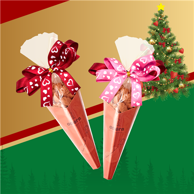 聖誕-杏巧豆花束 